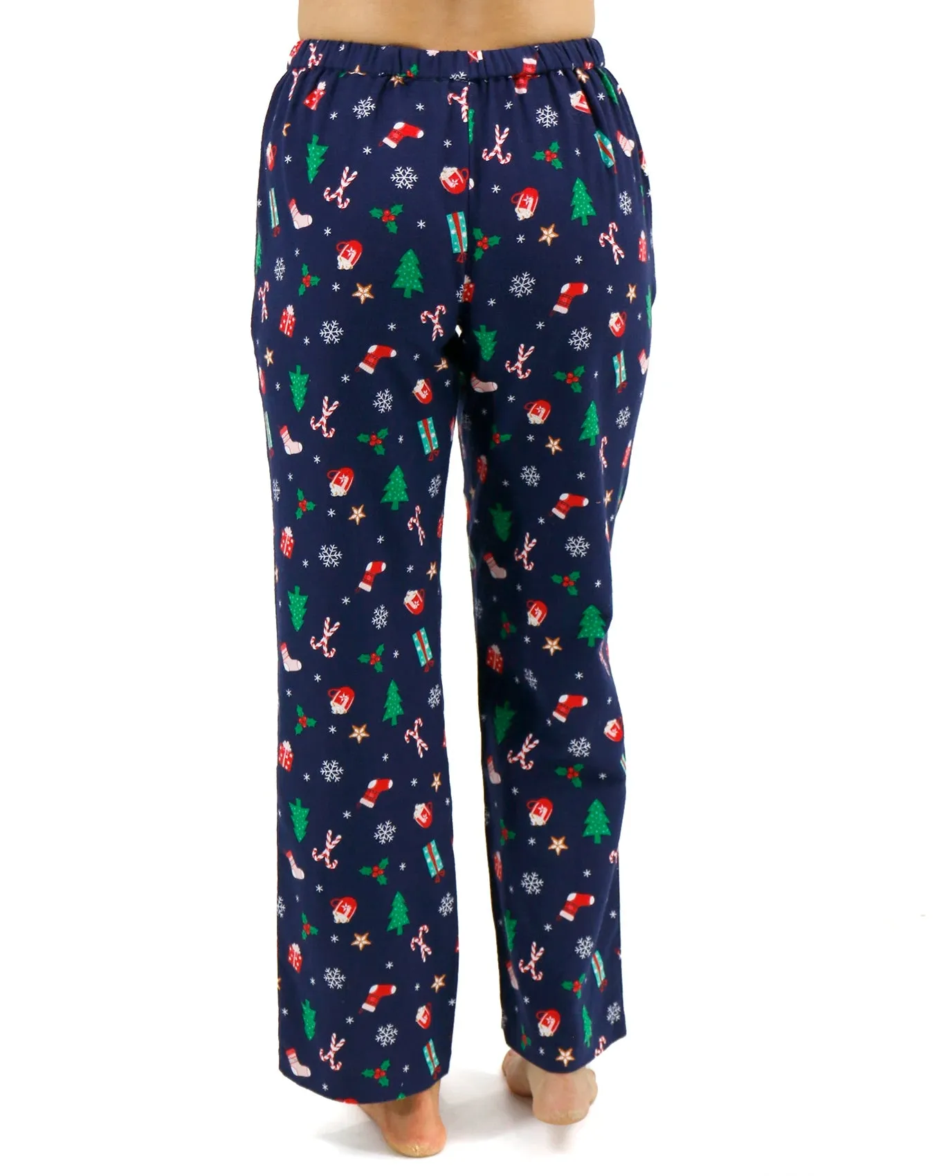 Flannel Christmas Navy Pajama Pants