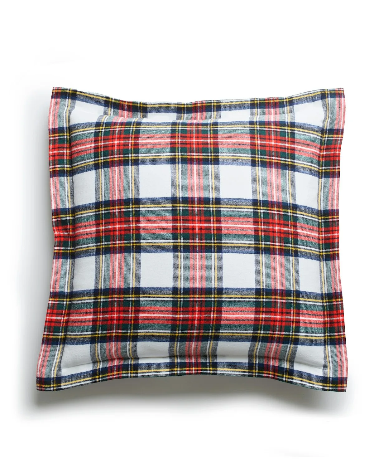 Flannel Euro Sham in Balmoral Tartan