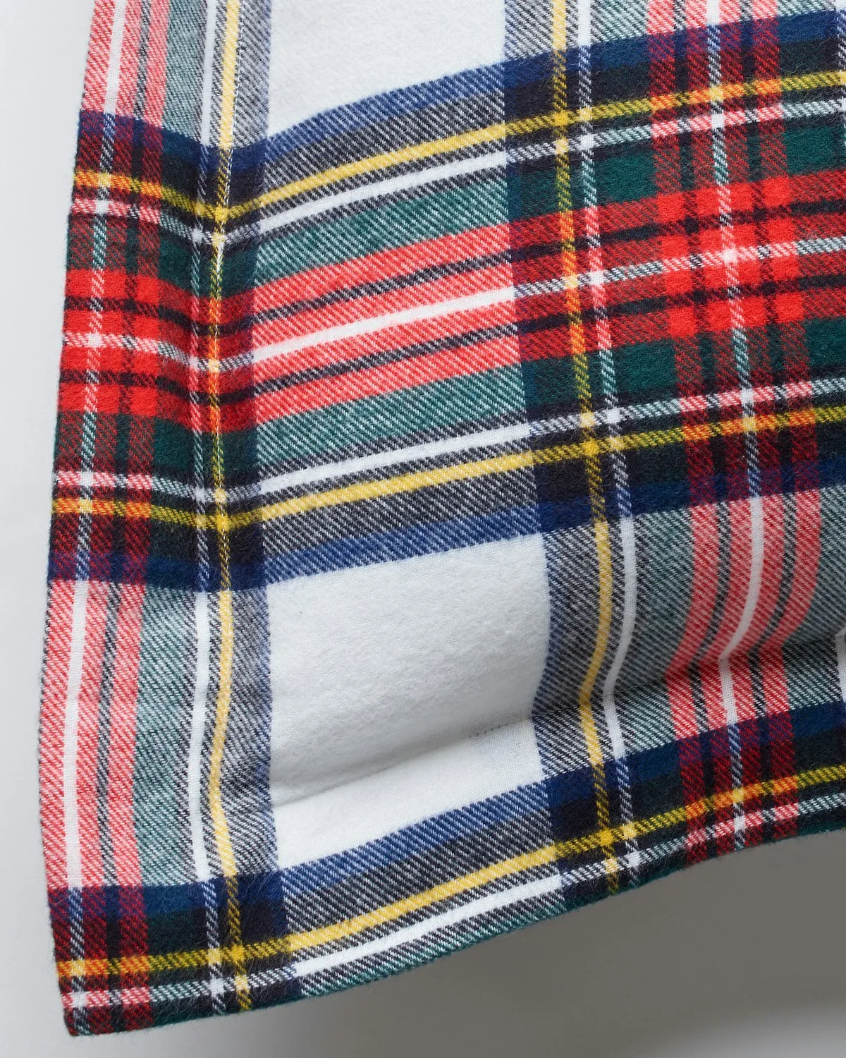 Flannel Euro Sham in Balmoral Tartan
