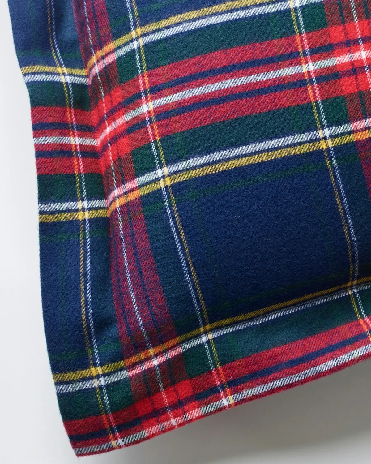 Flannel Euro Sham in Windsor Tartan