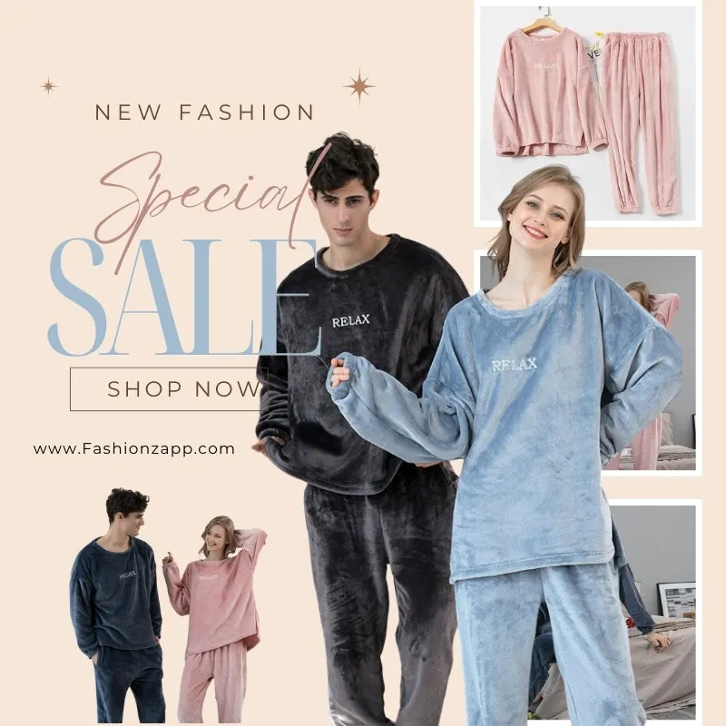 Flannel Pajama Sets for Men & Women (Cozy Winter Sleepwear) - Fashionzapp