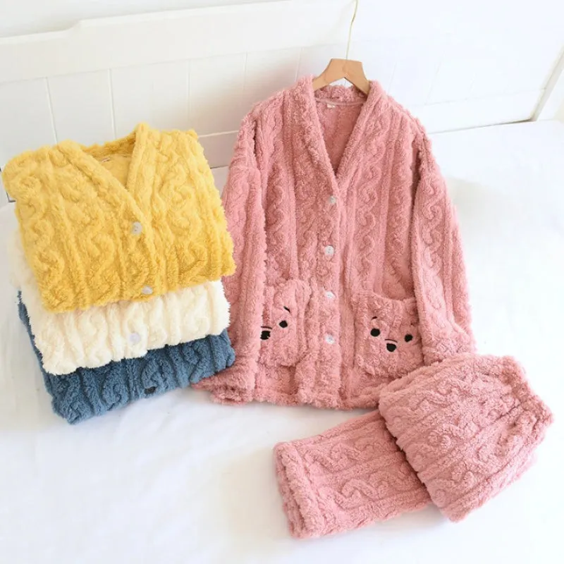Flannel Pajamas Set For Men