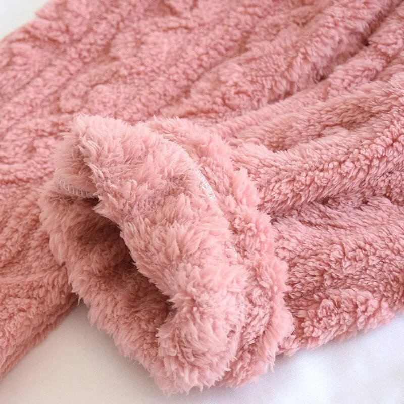 Flannel Pajamas Set For Men