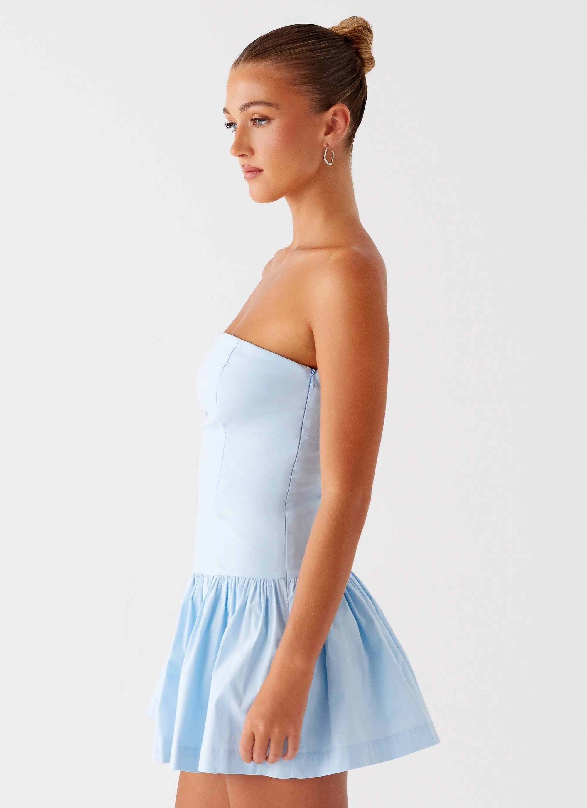Riviera Mini Dress - Blue Simple Motion Daily Fashion