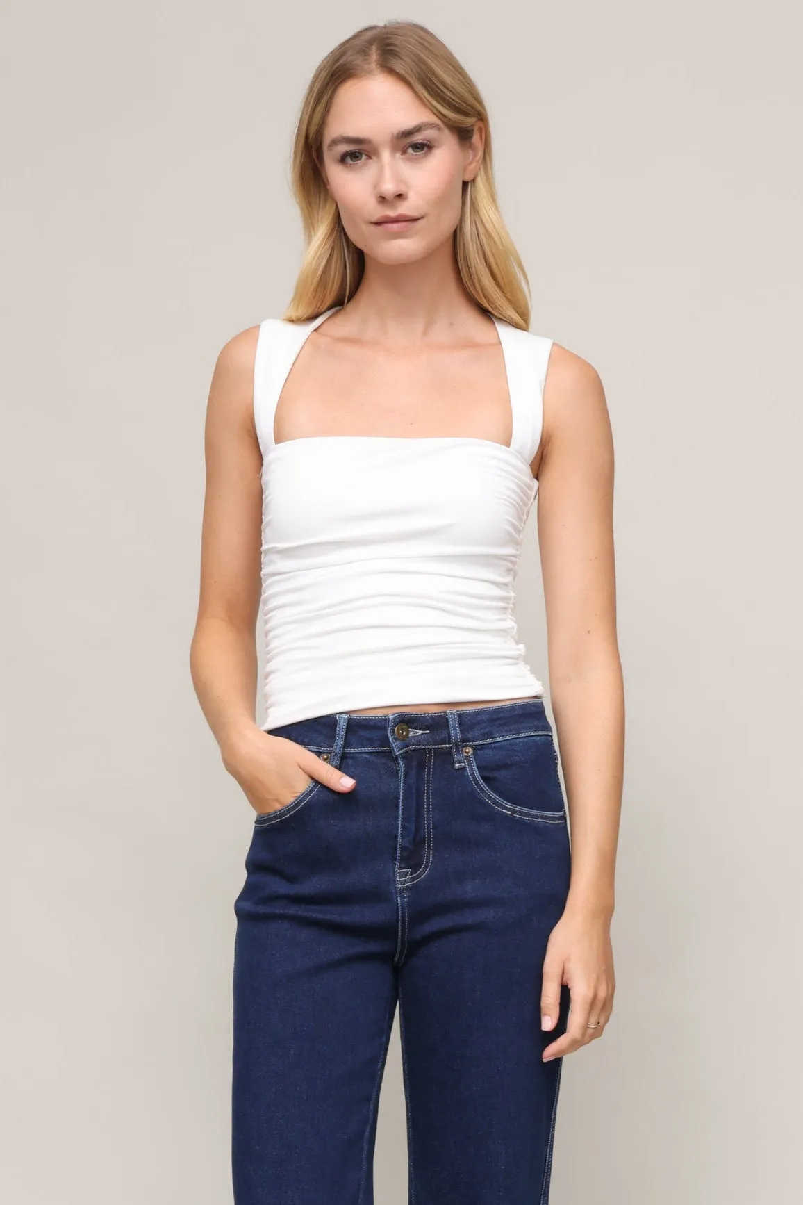 City Knit Top Soft Material Yarn Dyed Fabric