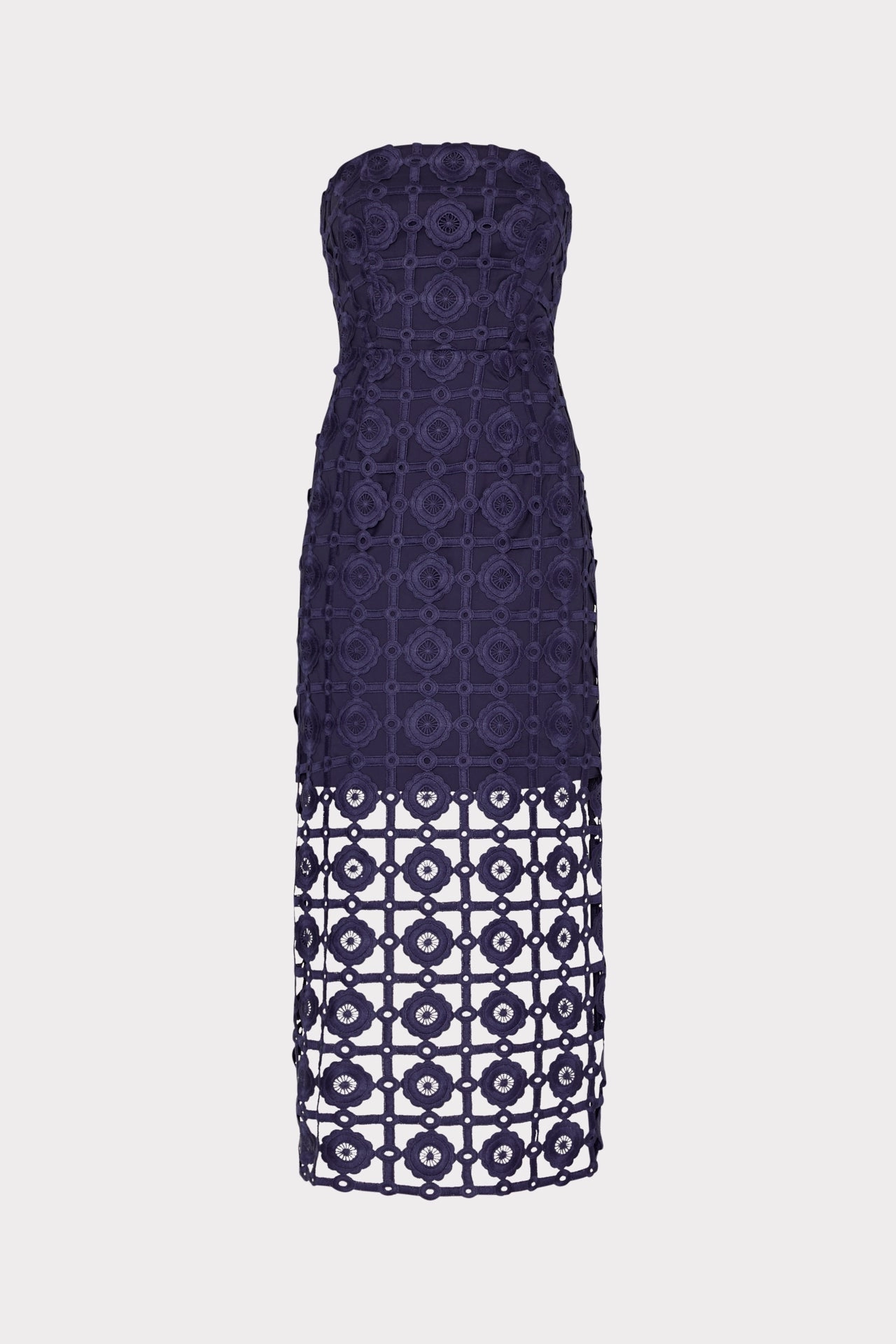 Kait Tile Lace Dress Warm Base Vibrant pattern