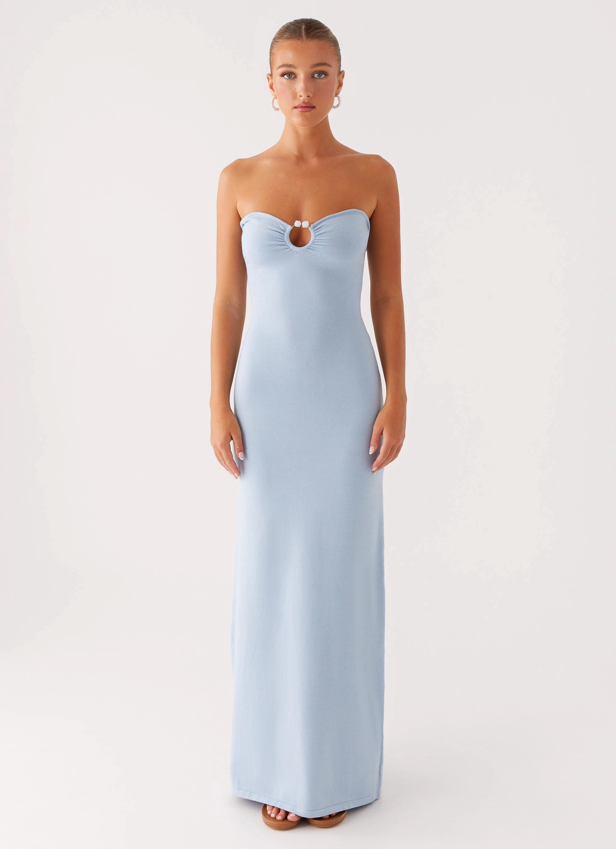 Trendy Piece Samson Knit Maxi Dress - Blue