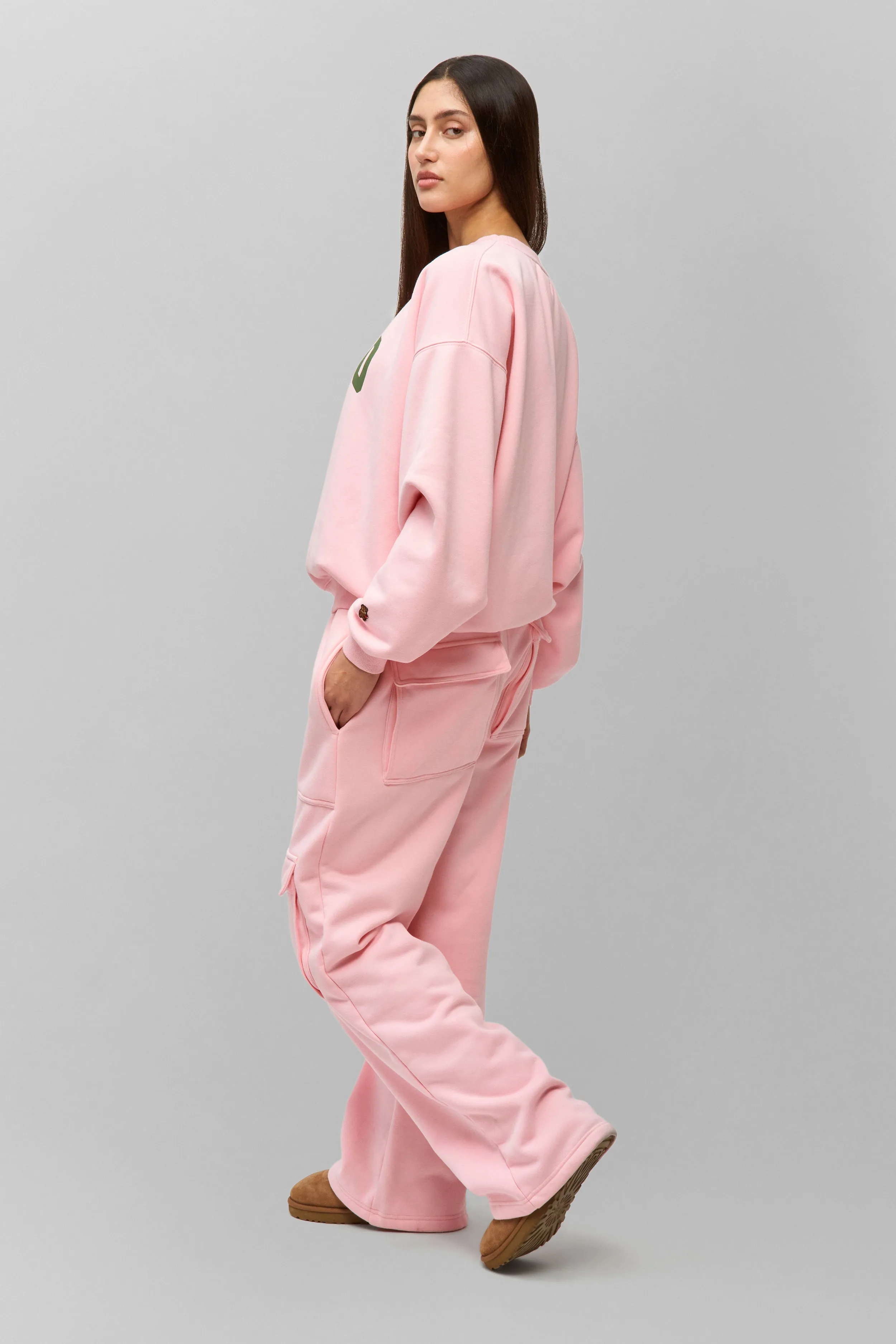 Fleece Cargo Sweatpant Travel Fit MachineWashableFabric