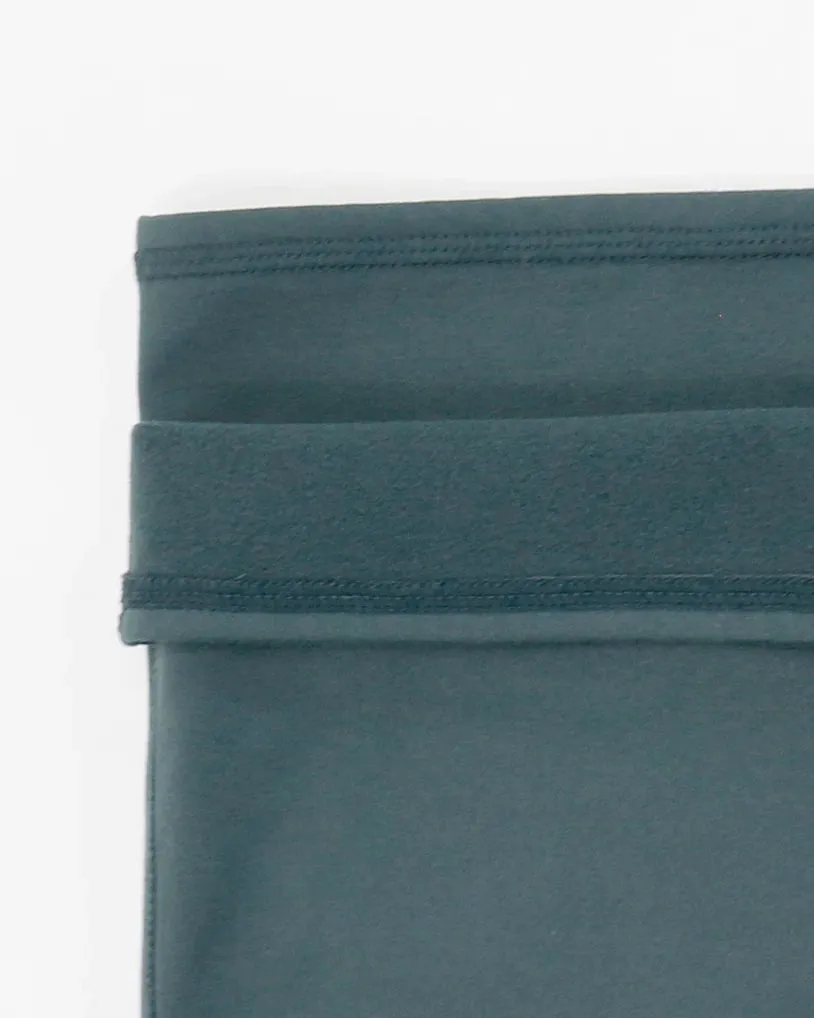 Fleece Lined Straight Leg Spruce Green Lounge Pants