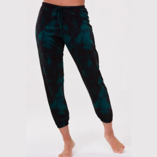 Fleece Sweatpant - Emerald Tie Dye