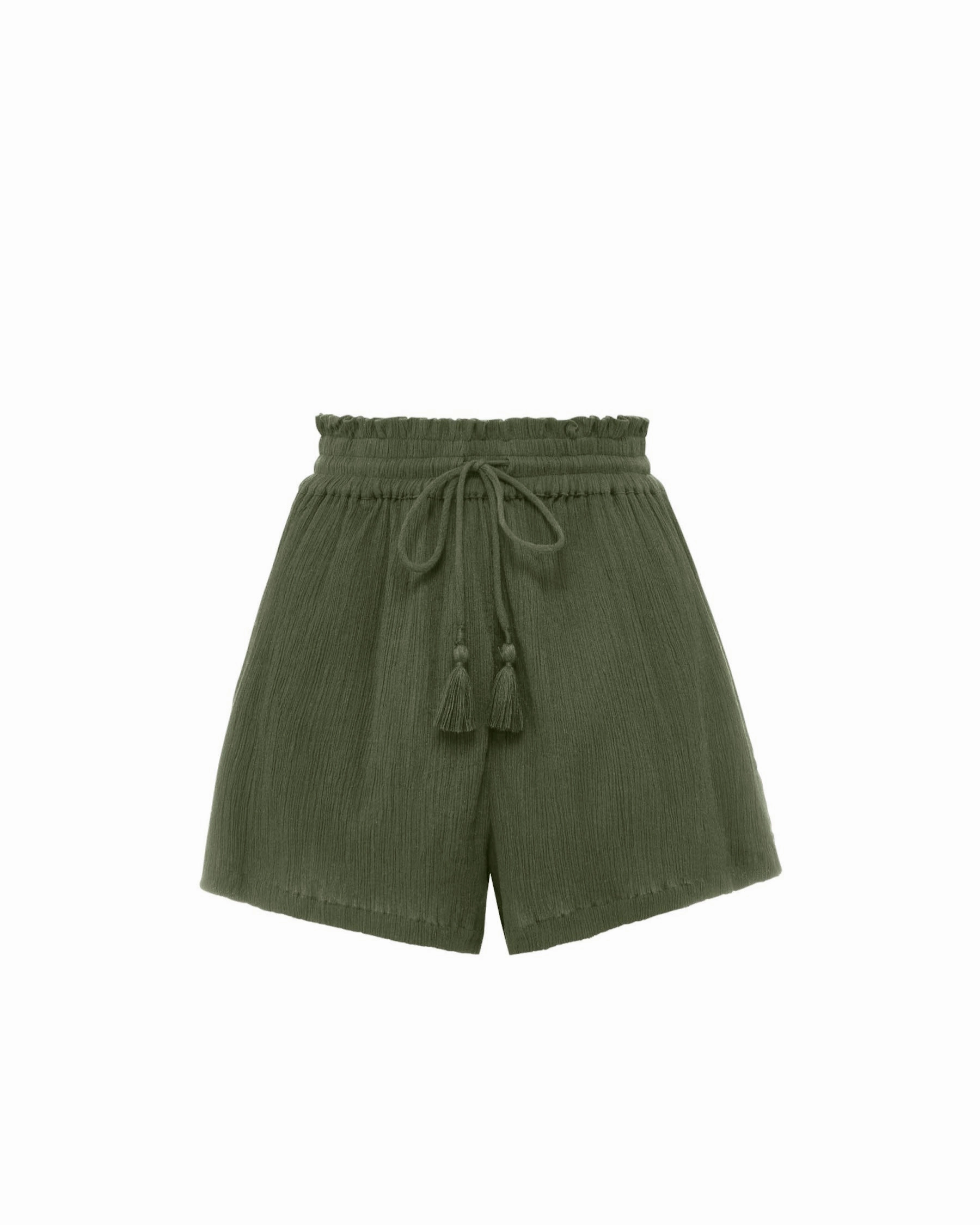 Vicki Shorts In Olive Flexible Performance Light Fit Wear