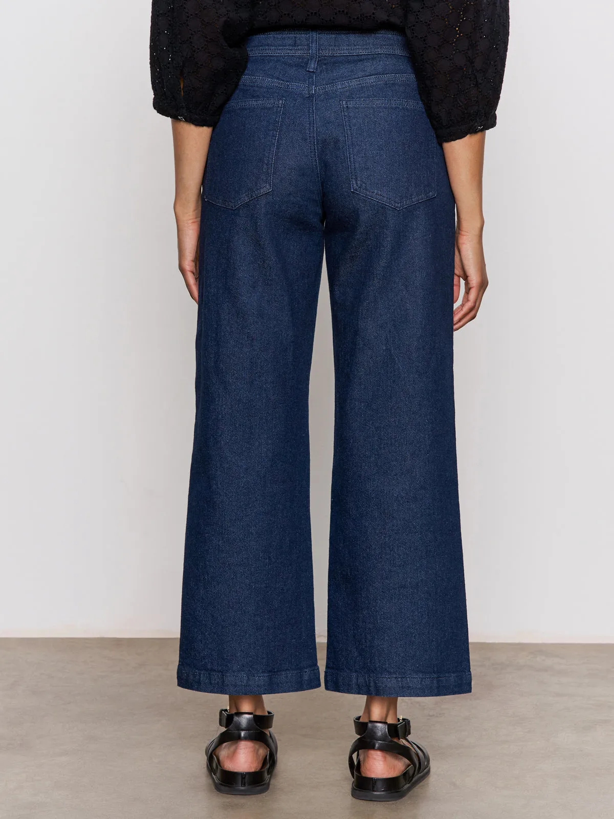 League Crop Jeans Plot Twist Rubberized Hem