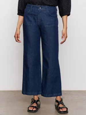 Seamless Waistband Everyday Ease League Crop Jeans Plot Twist