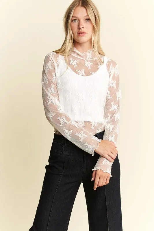 Temperature Regulating Textile Yarn Dyed Stripes Grace Long Sleeve Top