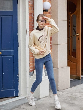 Miley Low-waisted Skinny Jeans All Season