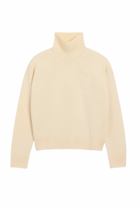 Ami De Coeur Funnel Neck Sweater Oversized Collar Style Daywear Fit
