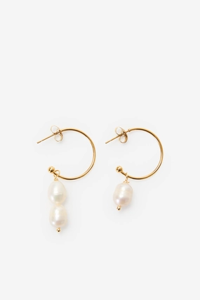 Anti Pilling Simple Dress Fresca Pearl Hoop