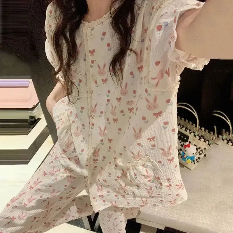 Floral Summer Pajamas