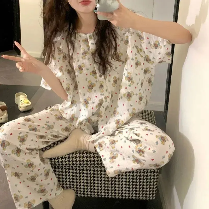 Floral Summer Pajamas