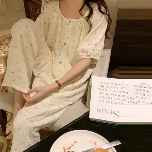 Floral Summer Pajamas