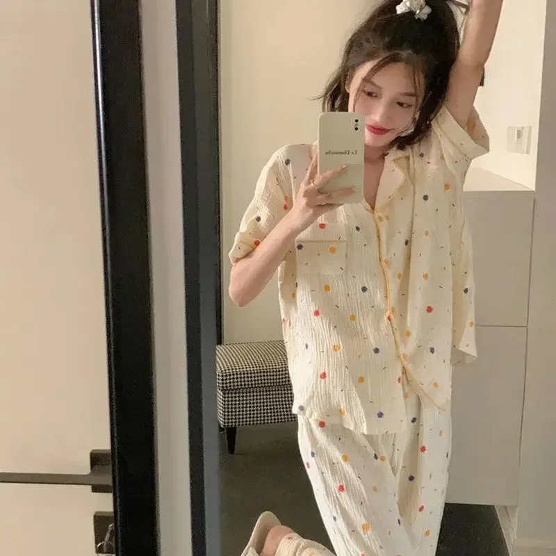 Floral Summer Pajamas