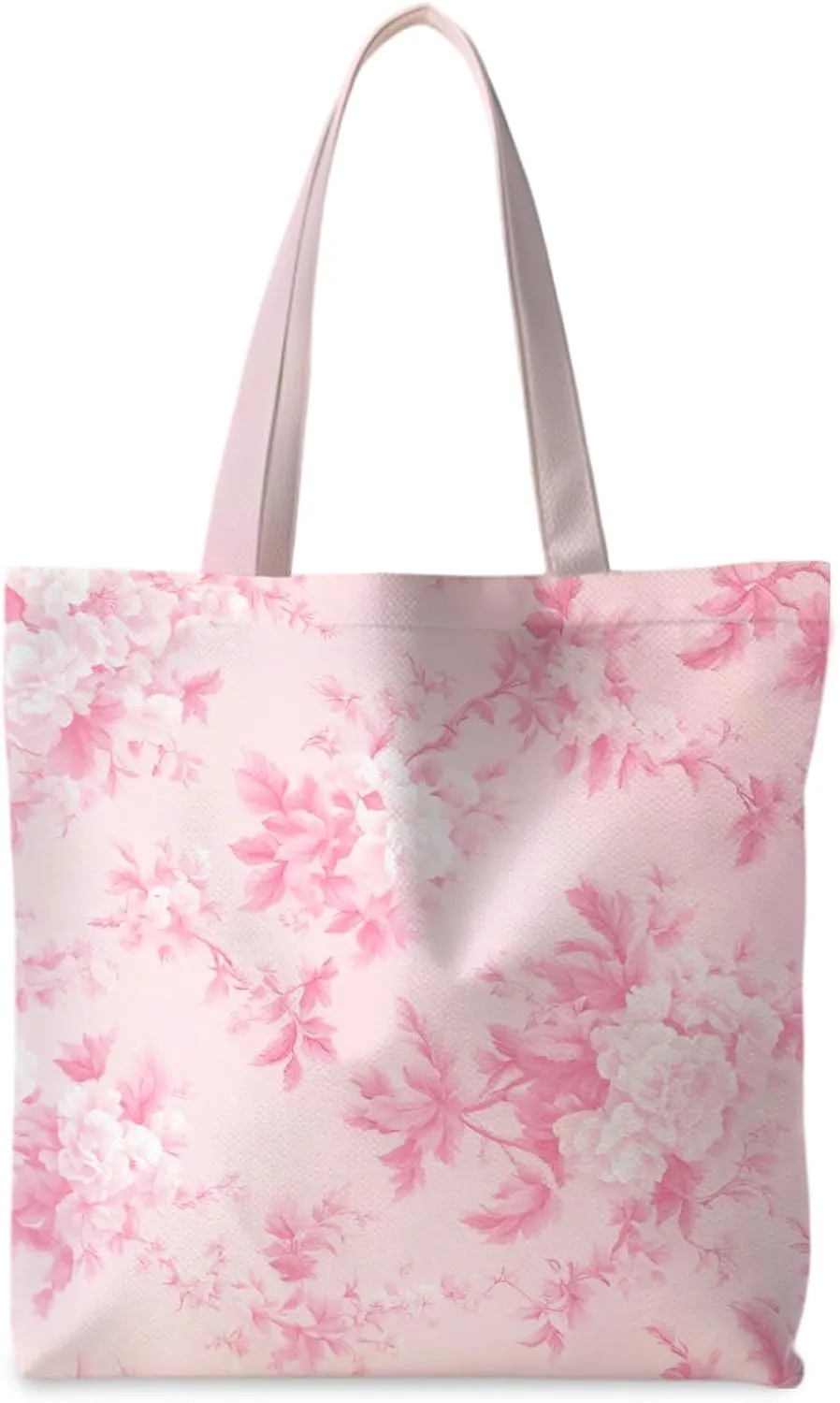 Floral Tote Bag, Floral Bag for Women, Reusable Grocery Bags Shopping Bags