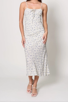 Moment Light Basic Fashion Floral Mirage Dress