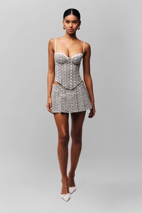 Floriane Gingham Skort Winter Staple