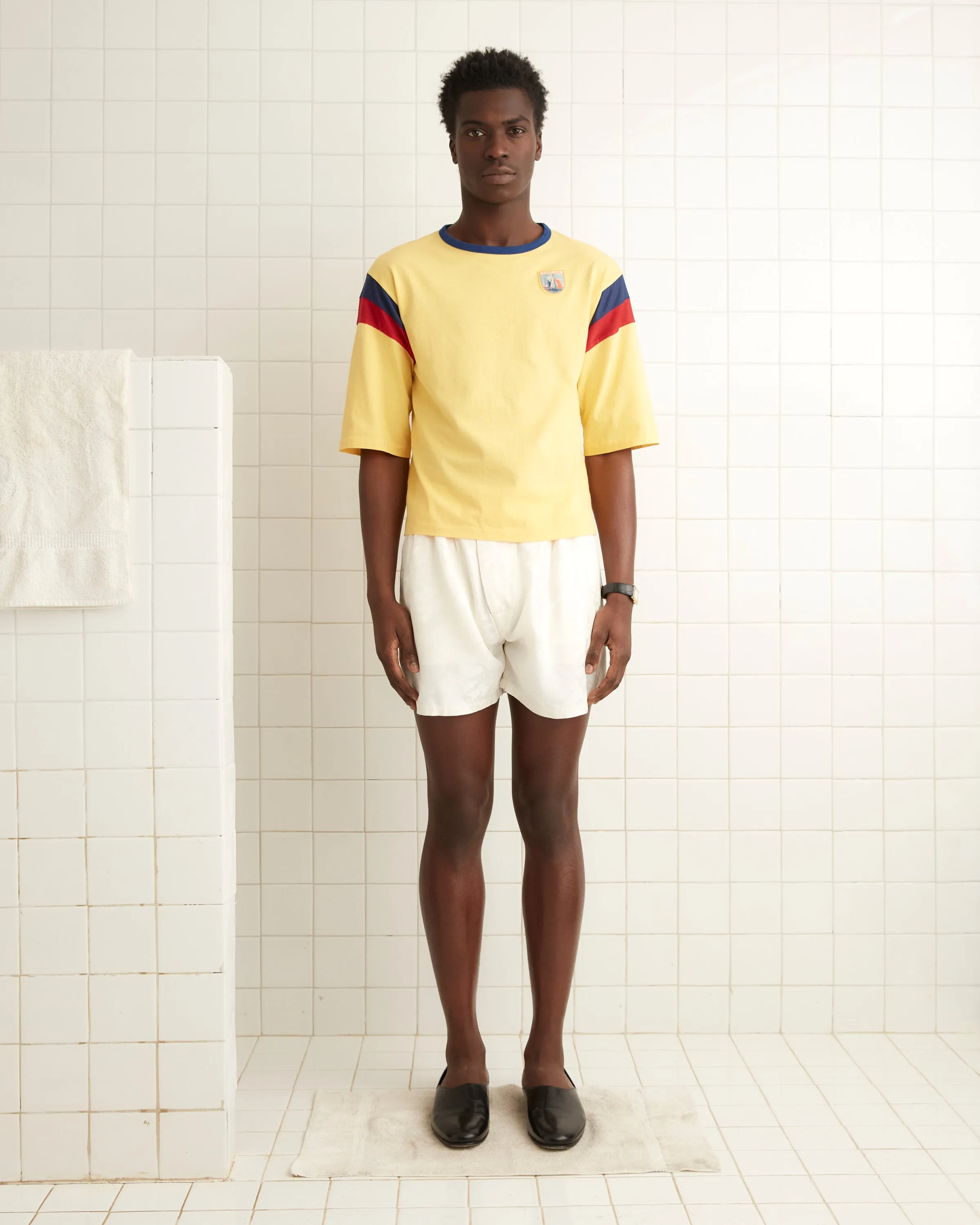 Football Jacquard Boxers - Cream