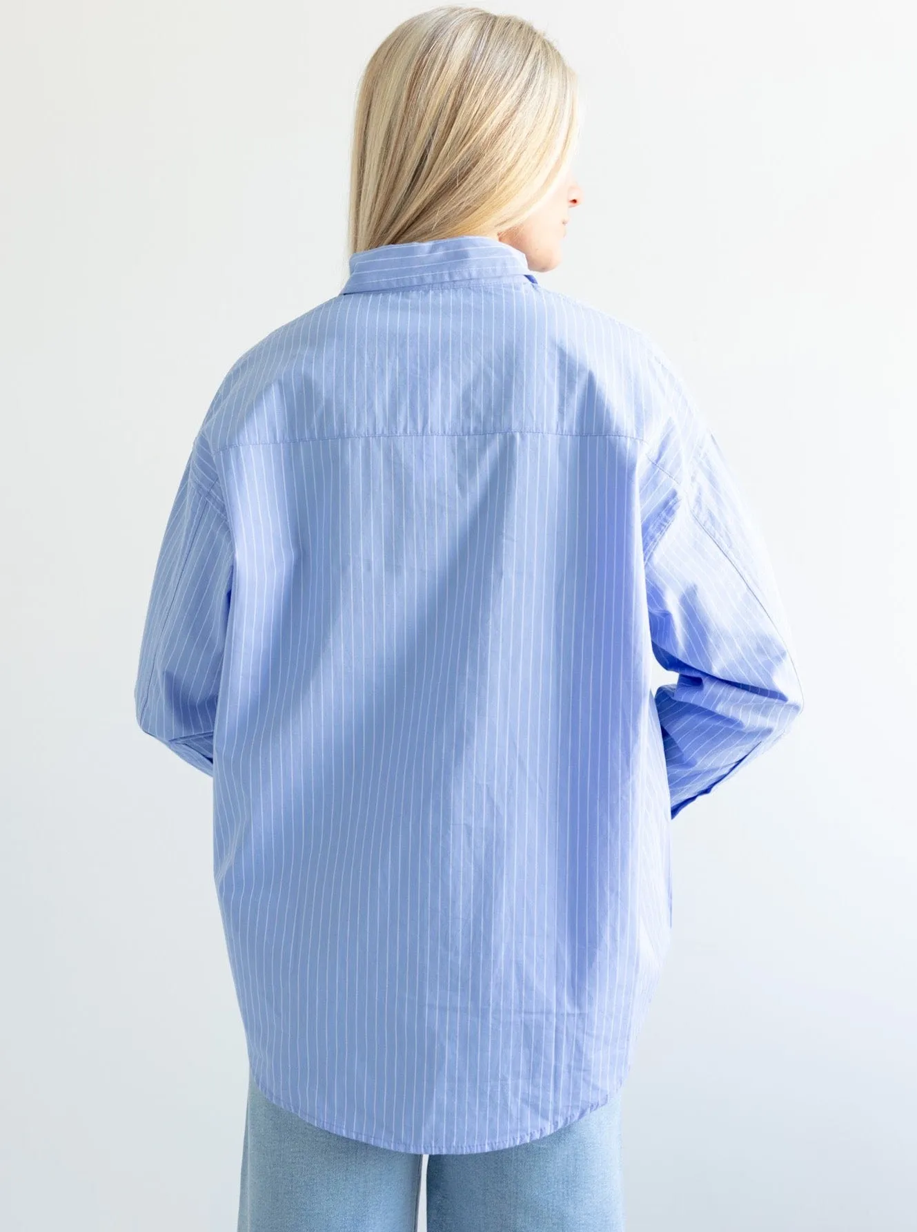 Fordham Blue Oxford Slim Fit Shirt Sustainable Waterproofing