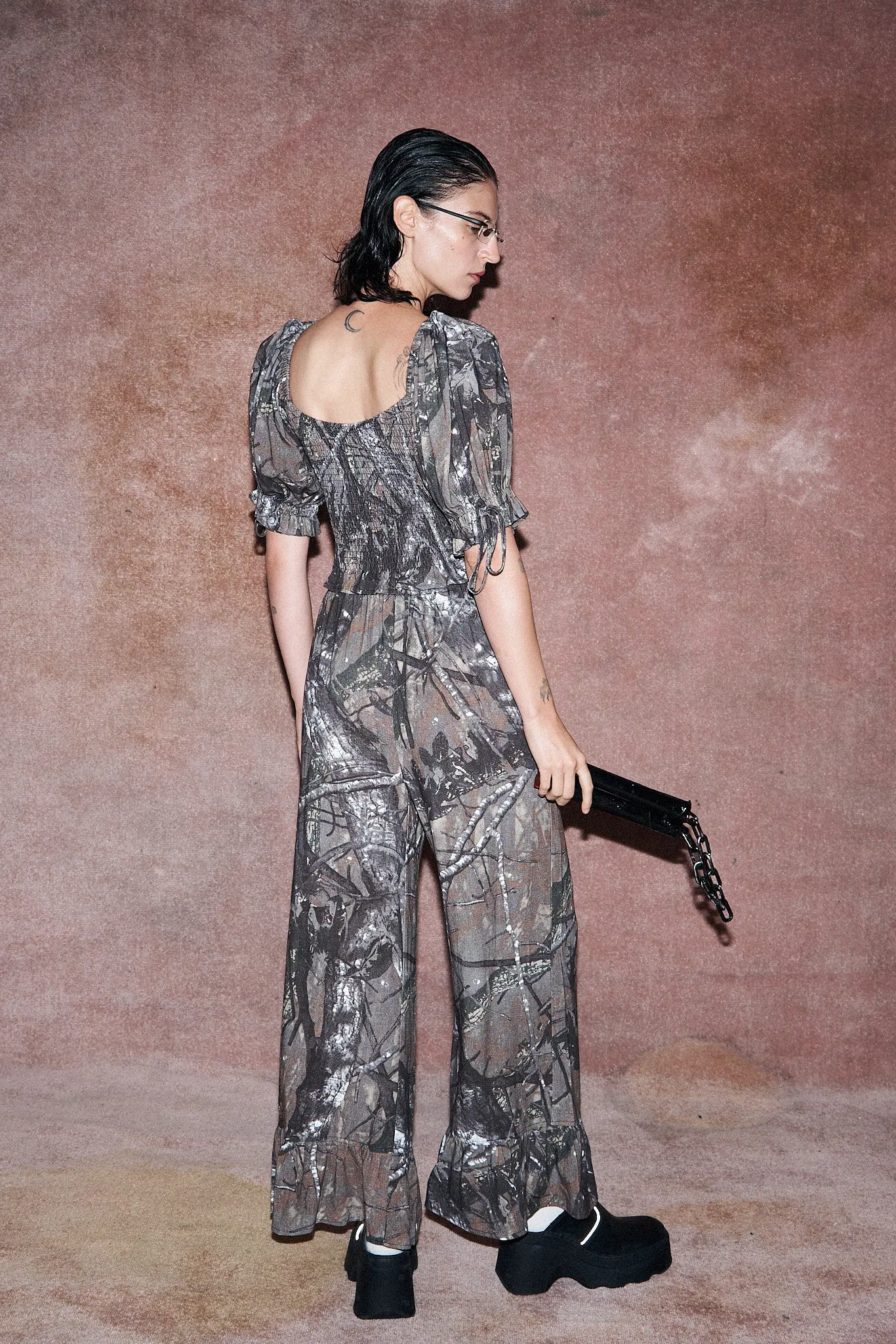 Forest Camo Linen Pantaloons