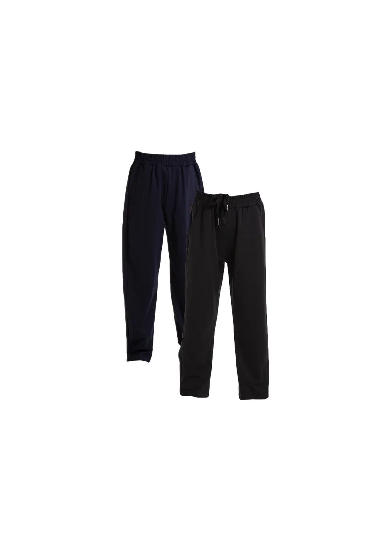 Forest Kids Unisex Fine Polyester Spandex Jogger Pants Boys Girls Stretchable Long Pants - FK10058