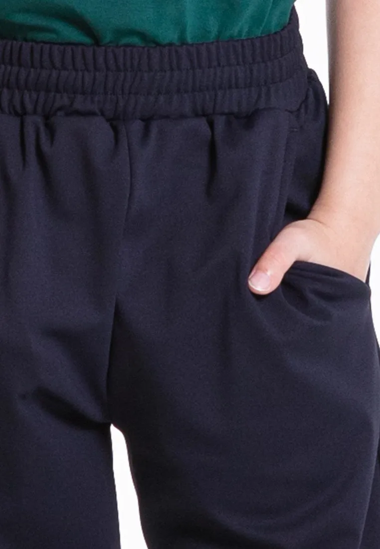 Forest Kids Unisex Fine Polyester Spandex Jogger Pants Boys Girls Stretchable Long Pants - FK10058