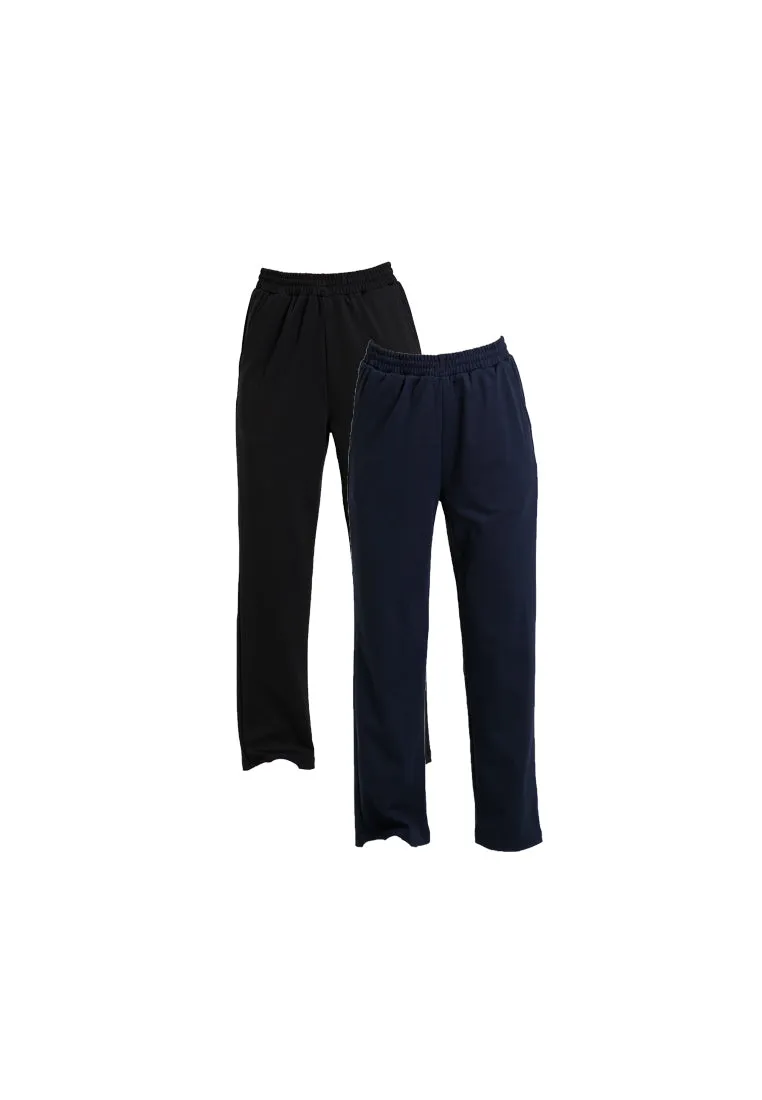 Forest Ladies Fine Polyester Spandex Jogger Pants Women Stretchable Long Pants | Seluar Panjang Perempuan - 810502