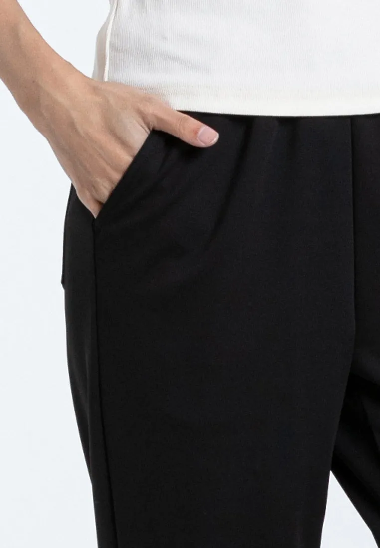 Forest Ladies Fine Polyester Spandex Jogger Pants Women Stretchable Long Pants | Seluar Panjang Perempuan - 810502