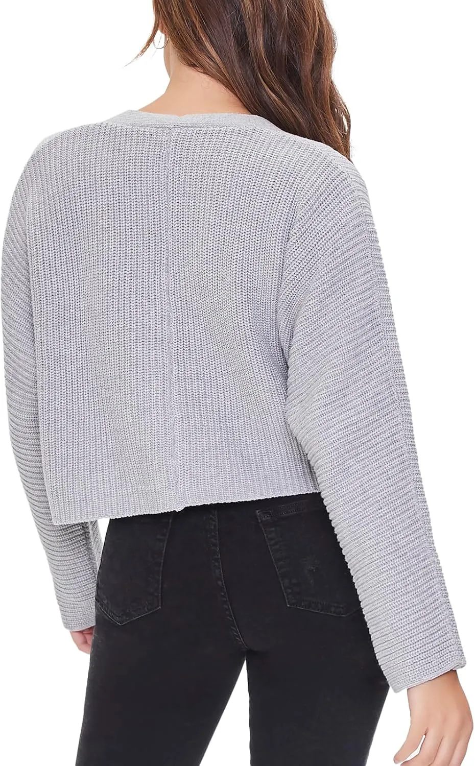 Forever 21 Women's Ribbed Knit Cardigan Sweater