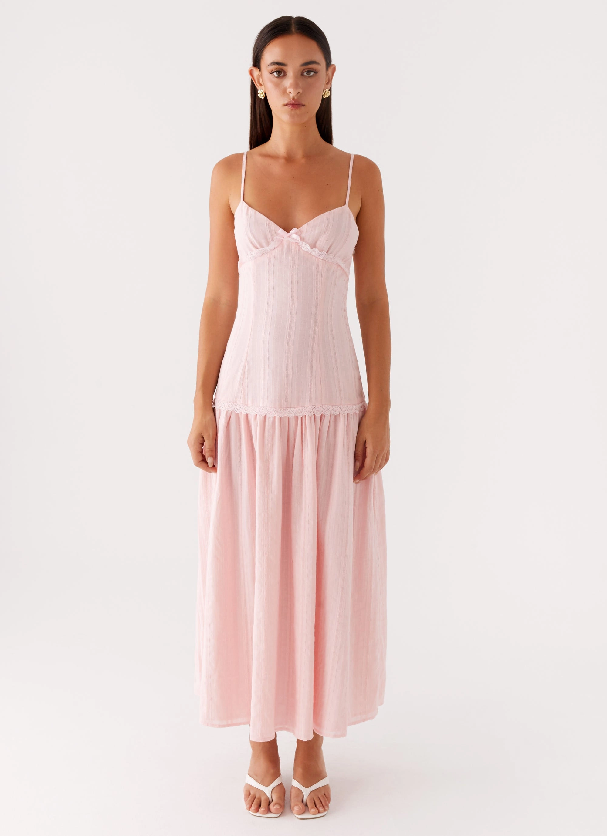 Vacation Vibes Found You Midi Dress - Pink