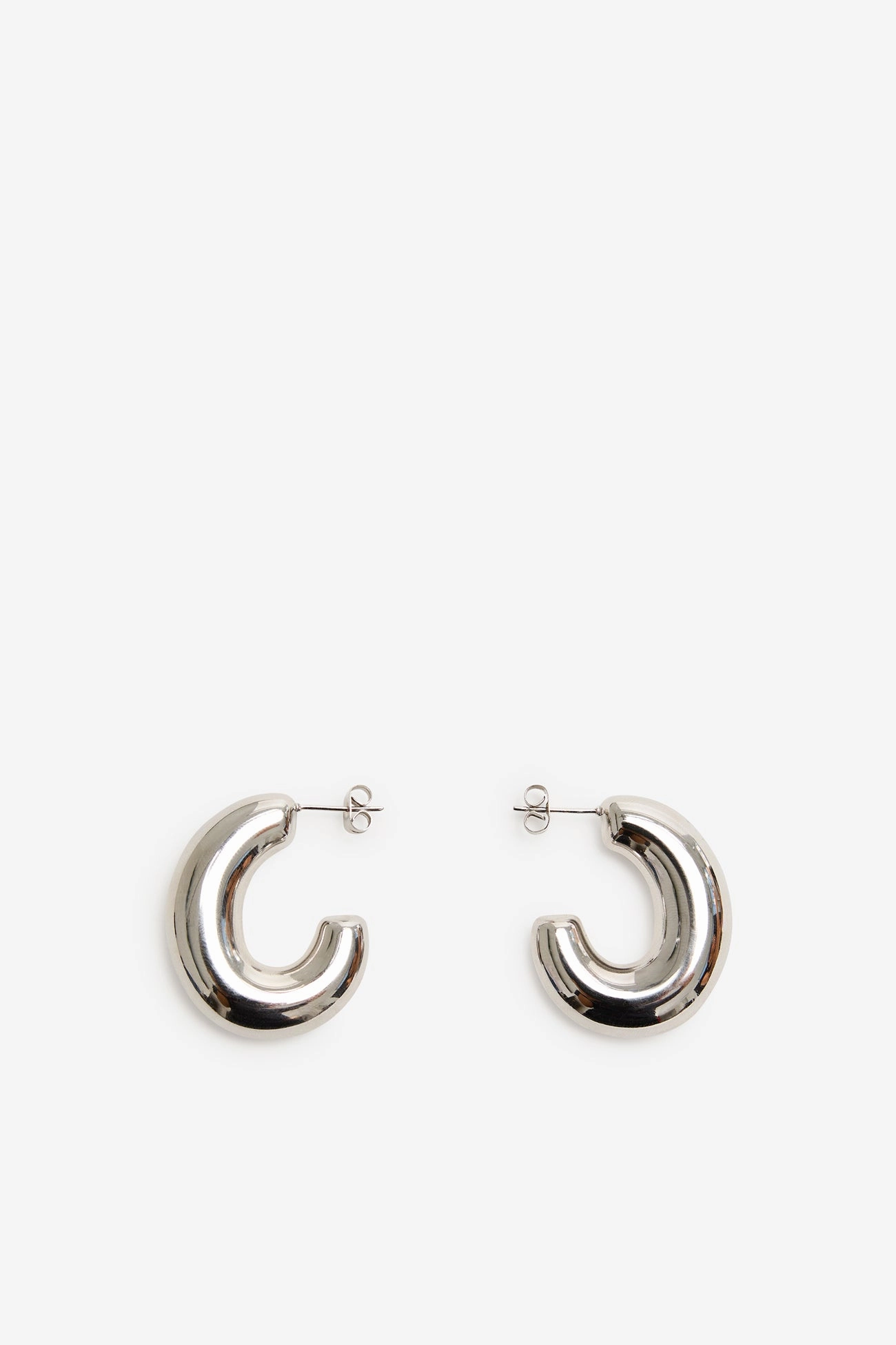 Durable Interlock Stitch Professional Look Isla Hoop Earrings