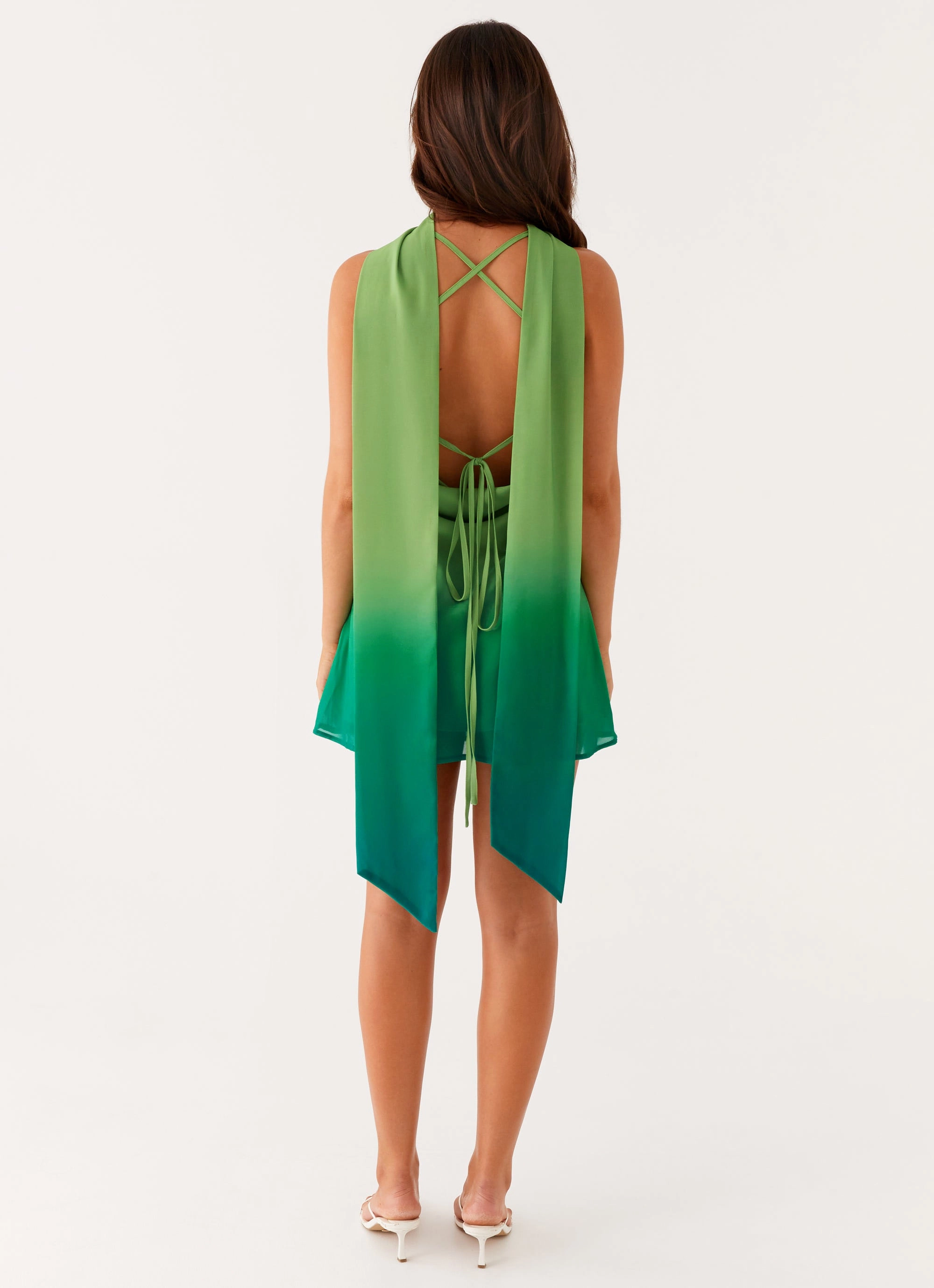Contemporary Design Parma Mini Dress - Green Ombre