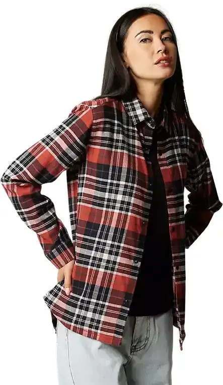Fox Foxlover Stretch Flannel Womens Shirt