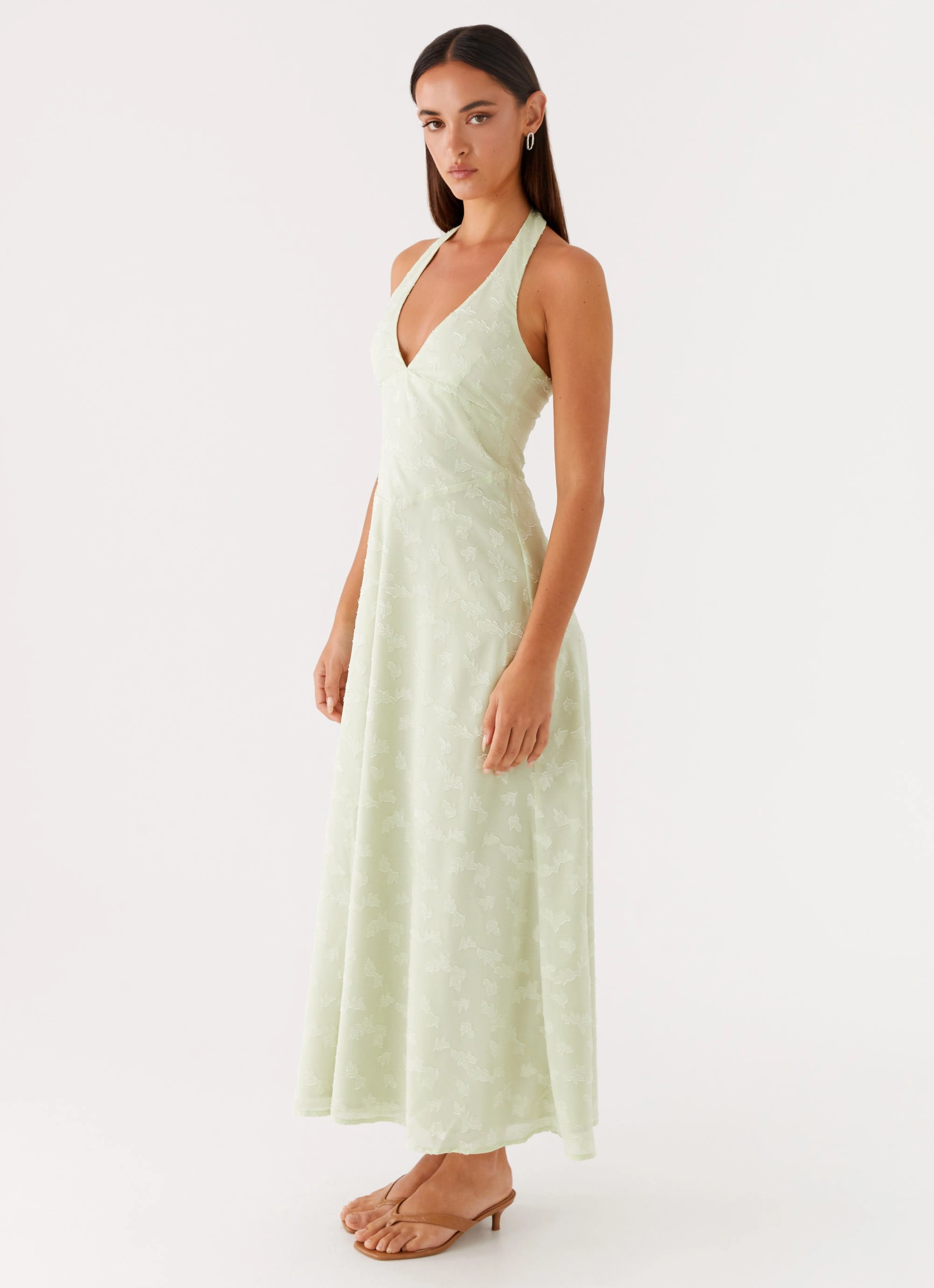 Francesca Midi Dress - Sage elegant design Chic Design