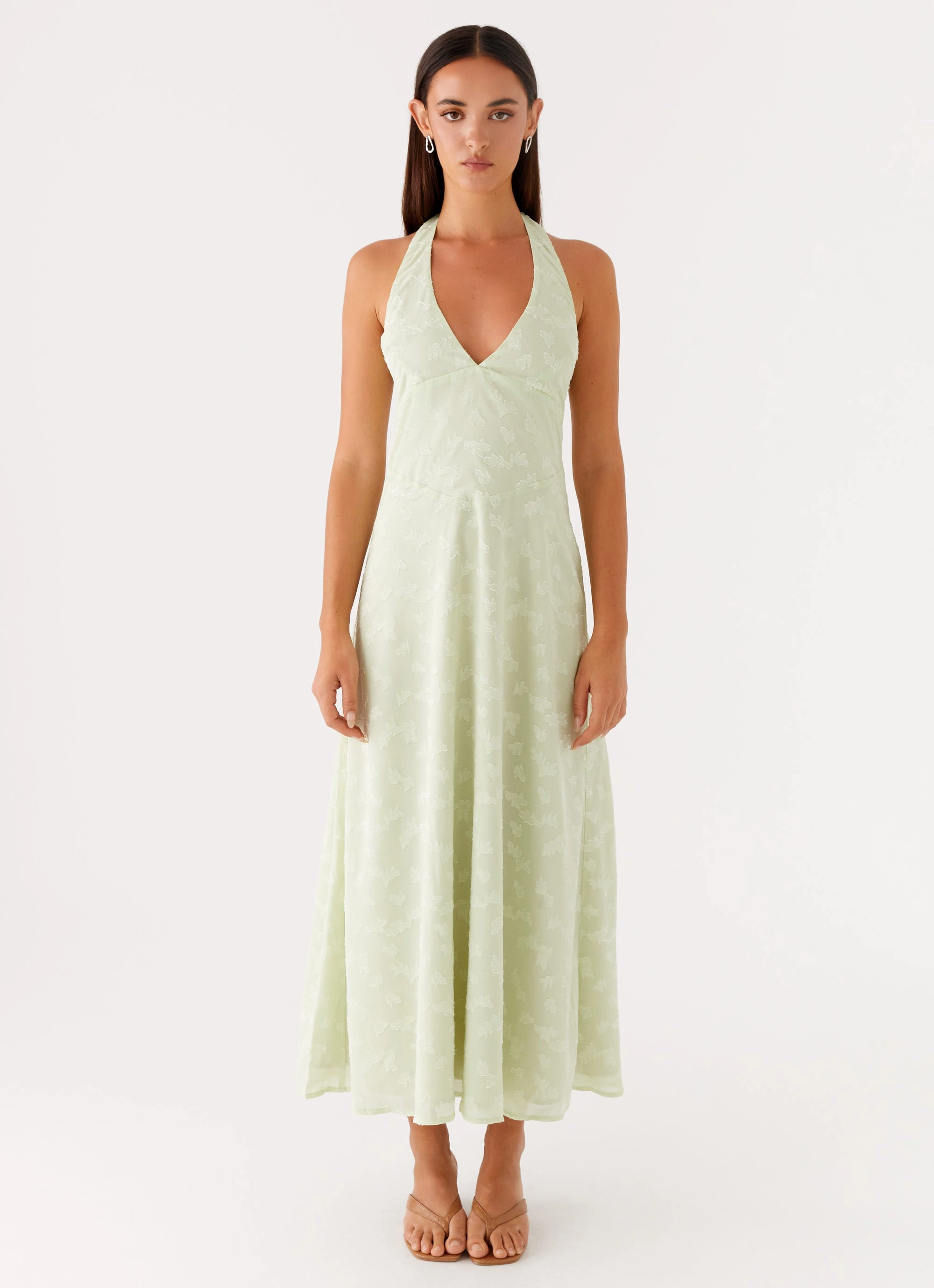 Fall Fashion Perfect Mood Francesca Midi Dress - Sage