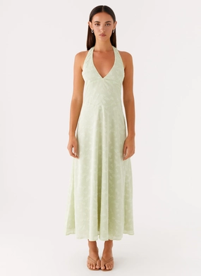 Fall Fashion Perfect Mood Francesca Midi Dress - Sage
