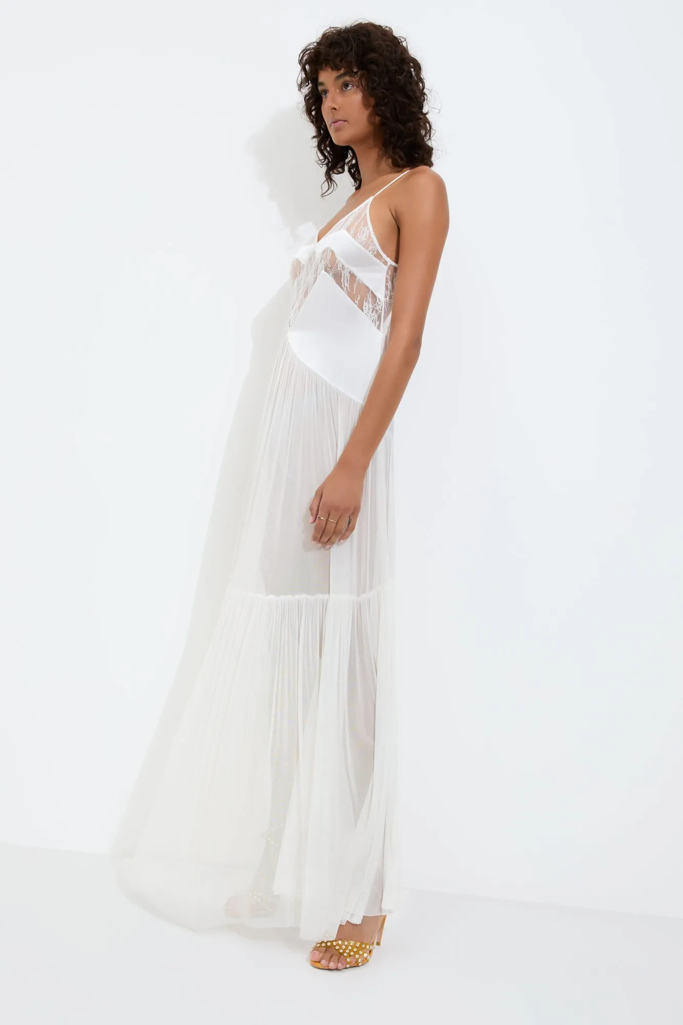 FRANCINE MAXI DRESS {WHITE}