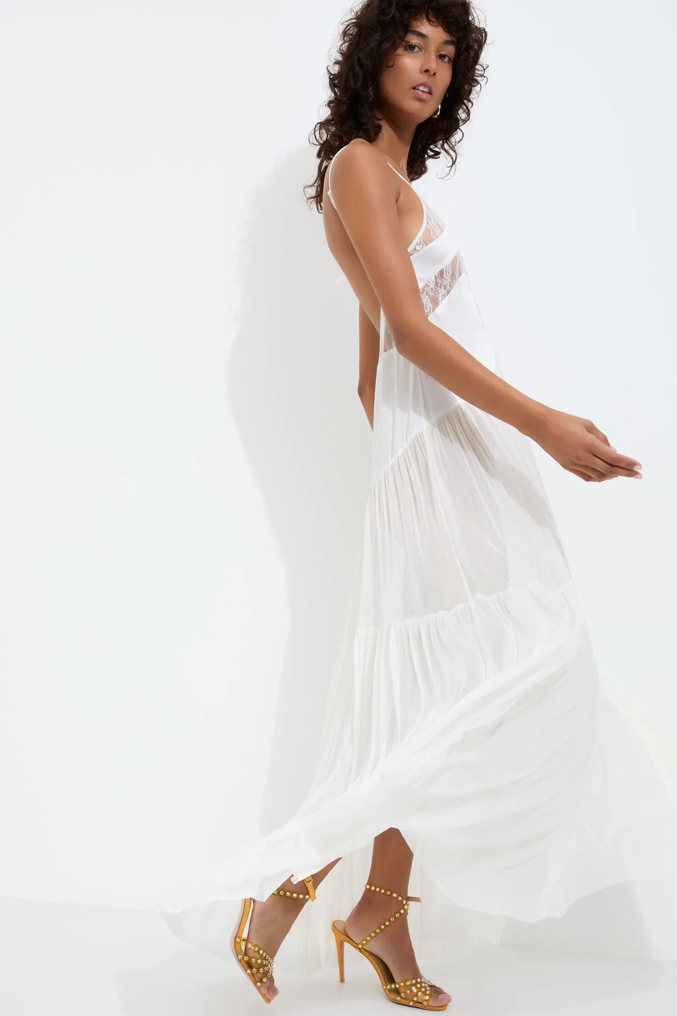FRANCINE MAXI DRESS {WHITE}