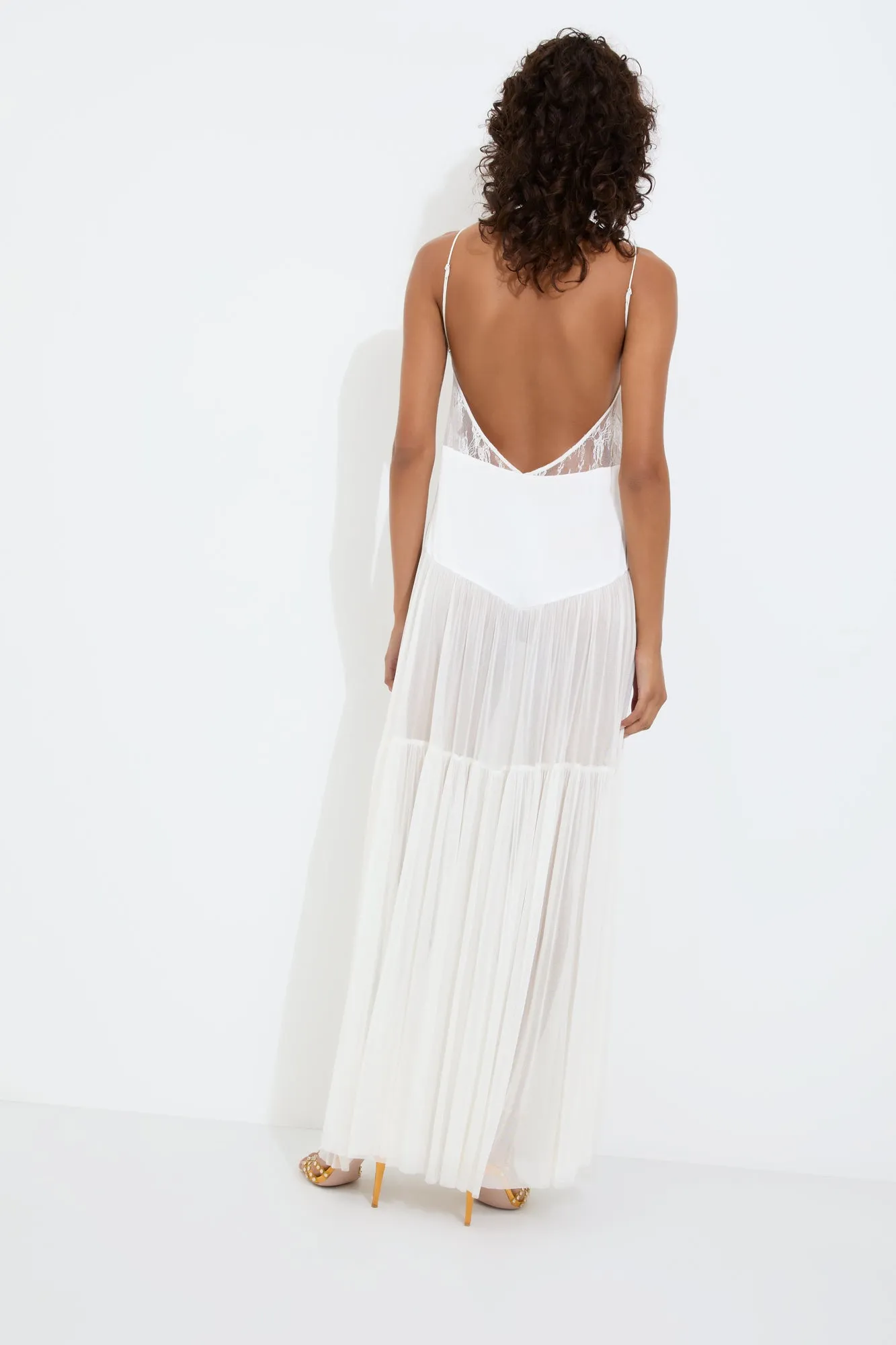 FRANCINE MAXI DRESS {WHITE}