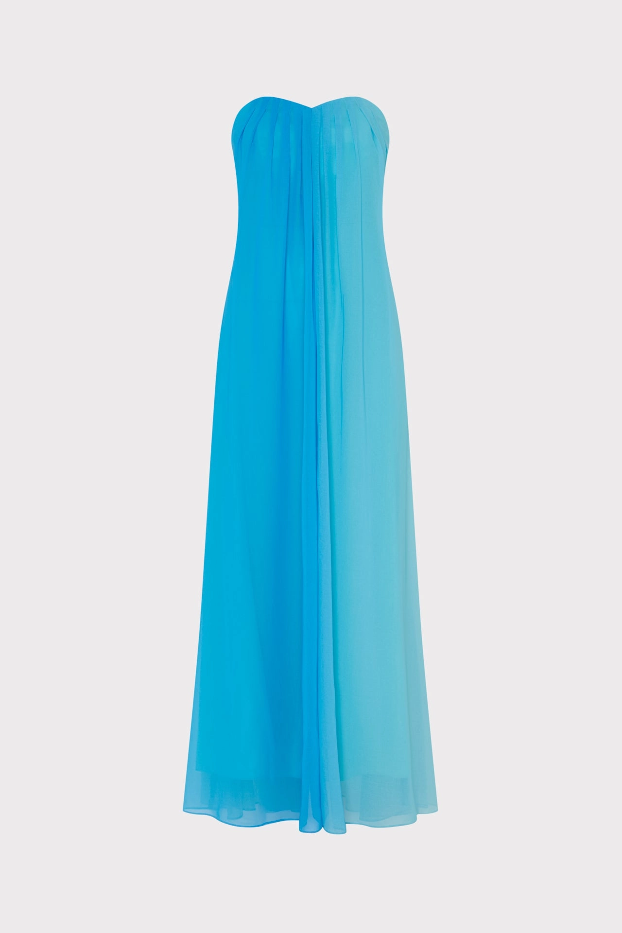 Bold Patterns Sunset Stripe Strapless Dress