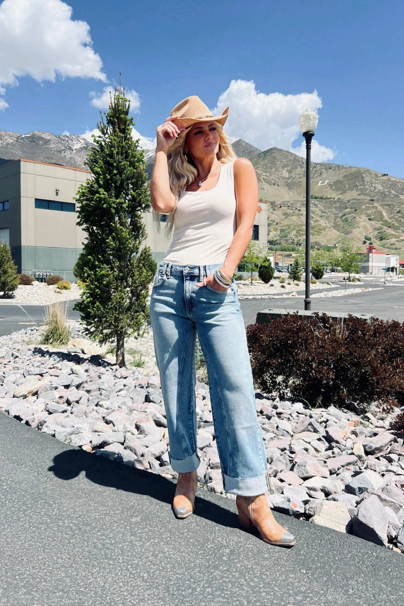 OdorResistant Treatment Free People We The Free Risk Taker Mid-Rise Jeans