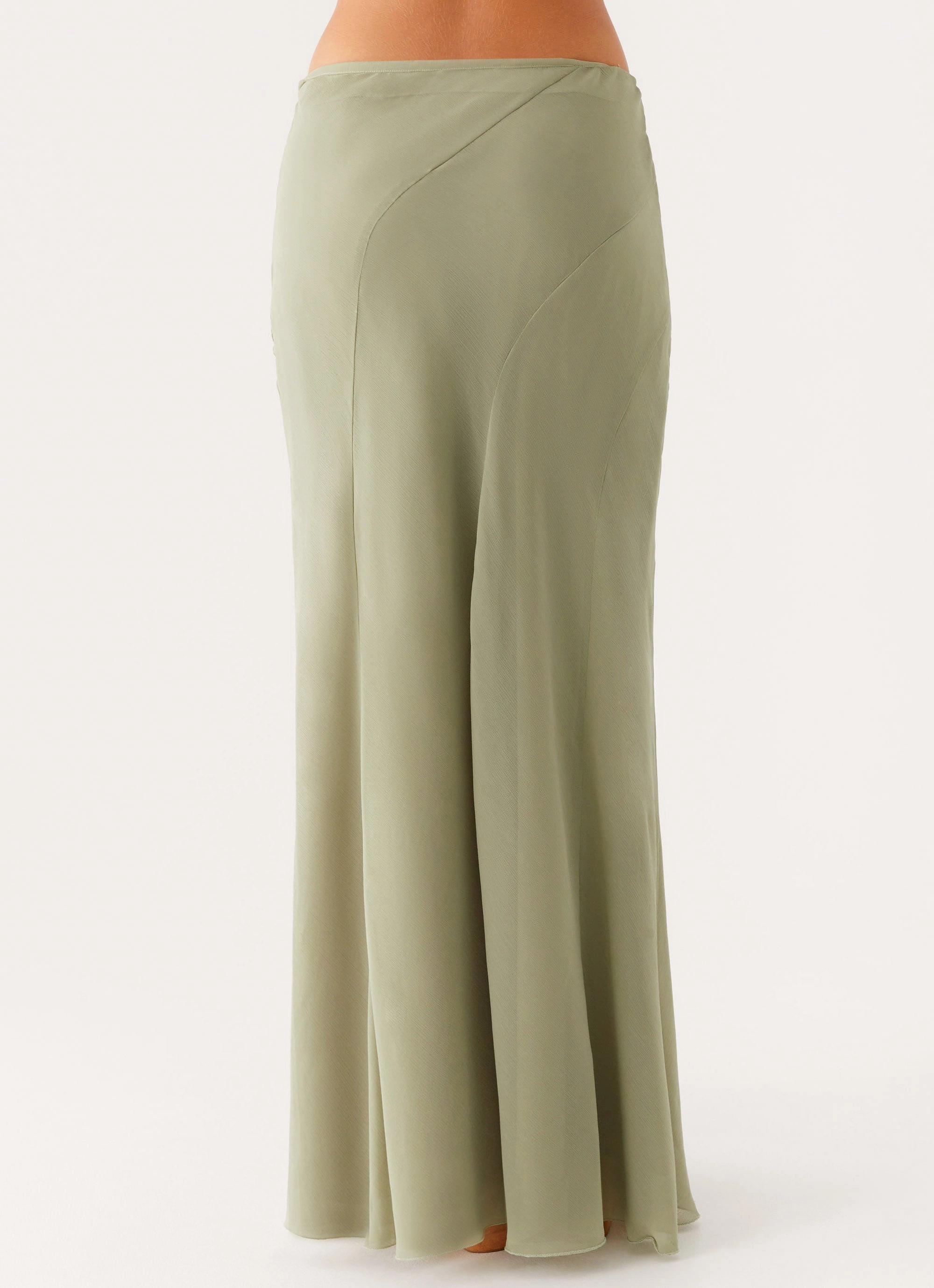 Maddox Maxi Skirt - Sage Wardrobe Basics Weekend Style