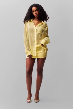 Satin Mini Skirt Style Preview